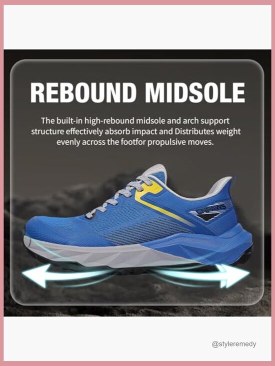 Wide Trail Running Shoes with Wide Toe Box Barefoot Road Walking Sneakers main image 6